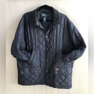 Polo Ralph Lauren Vintage Quilted Navy Jacket Men’s XL